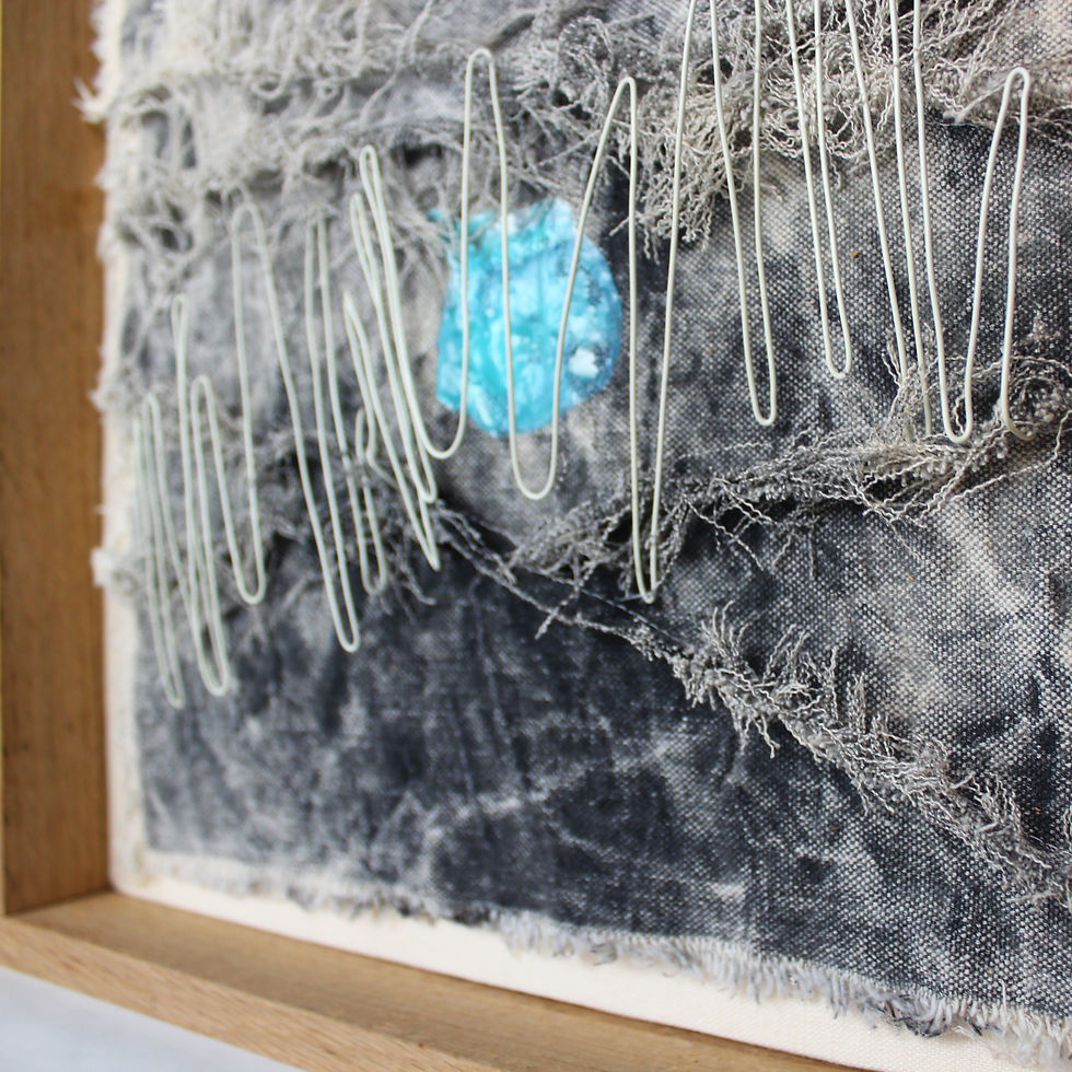 Framed multi-media art