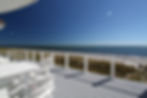 Spacious deck