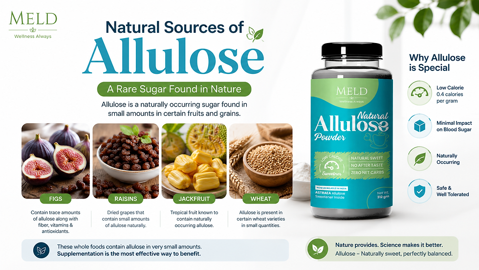 natural sources of allulose rare sugar sweetener