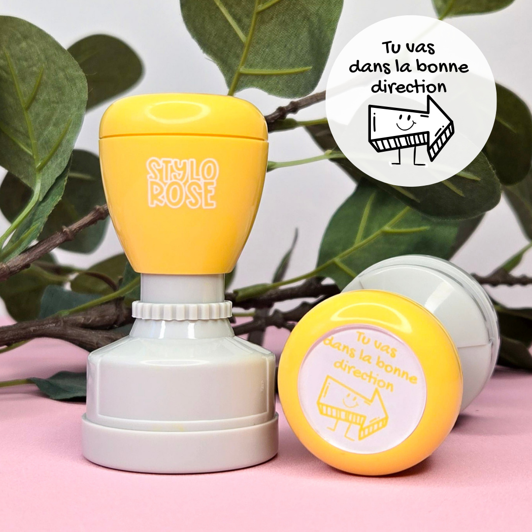 Tu vas dans la bonne direction - Étampe