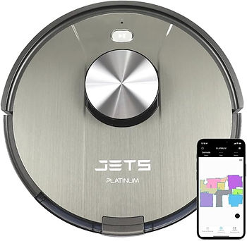 Robô aspirador JETS Platinum com navegação LiDAR