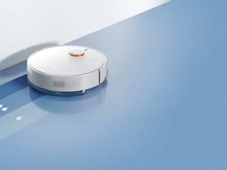 Xiaomi S40C branco em ilustração de limpeza do piso