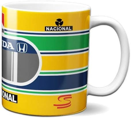 Caneca Ayrton Senna F1