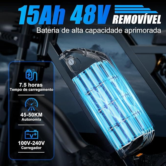 AQWS Bicicleta Elétrica Para Adultos