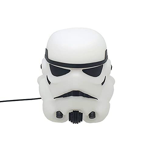 Luminária 3D em formato de capacete Stormtrooper Star Wars