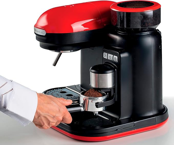 Cafeteira Ariete Expresso Manual Vermelha