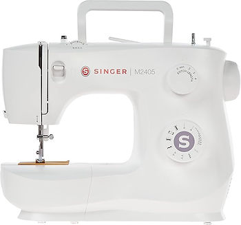 Máquina de costura Singer usada em ajustes de ponto