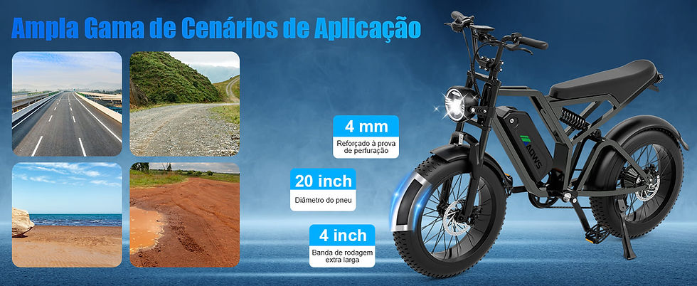 AQWS Bicicleta Elétrica Para Adultos
