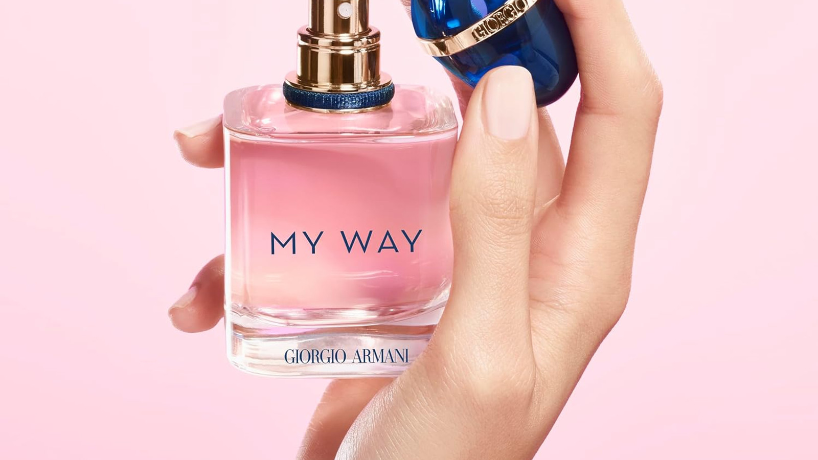 Frasco e caixa do Giorgio Armani My Way Eau de Parfum 90 ml