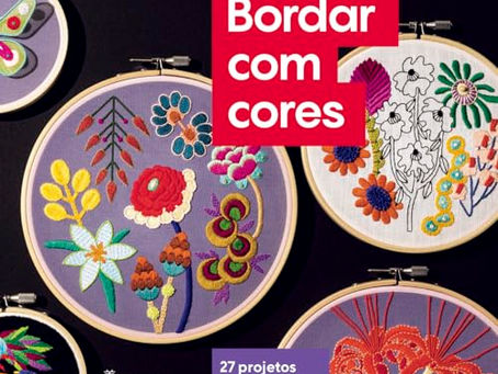 Capa do livro Bordar com Cores