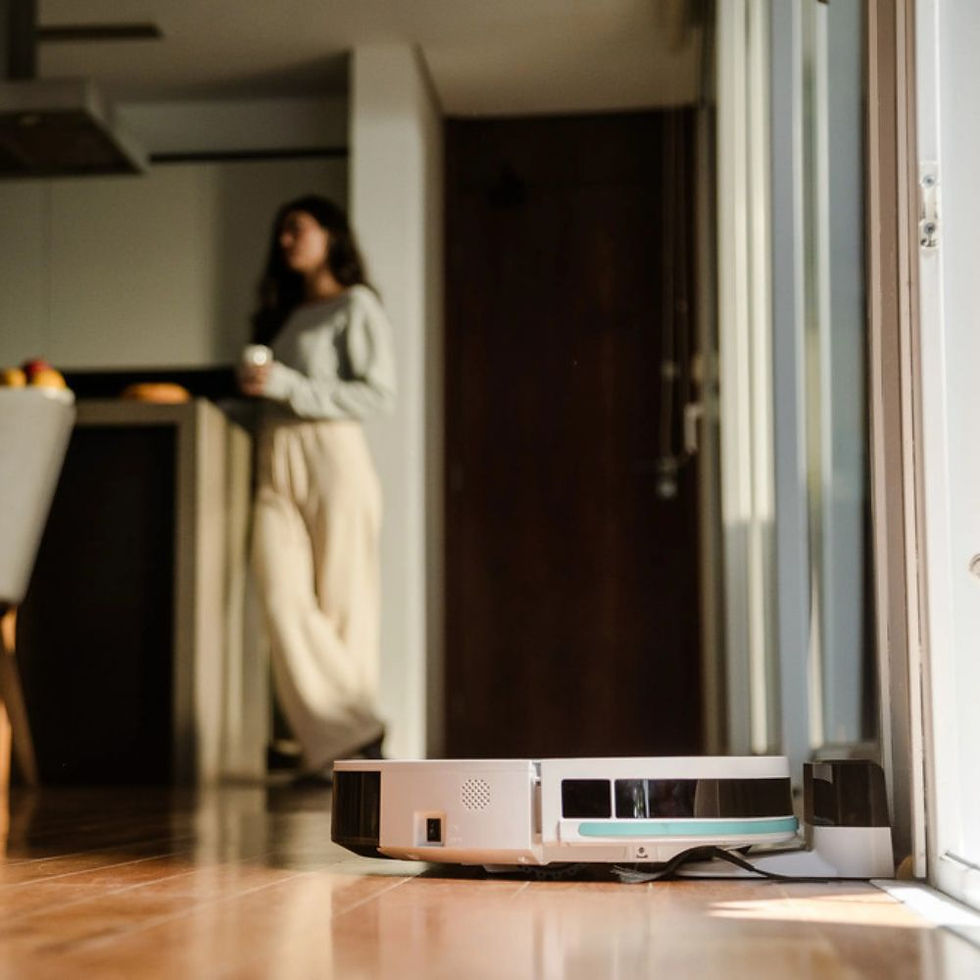 WAP W1000 branco e turquesa em ambiente doméstico