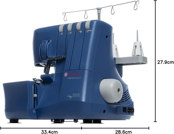 Máquina de Costura Singer Overlock S0235 Azul