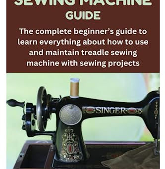 Capa do livro Treadle Sewing Machine Guide