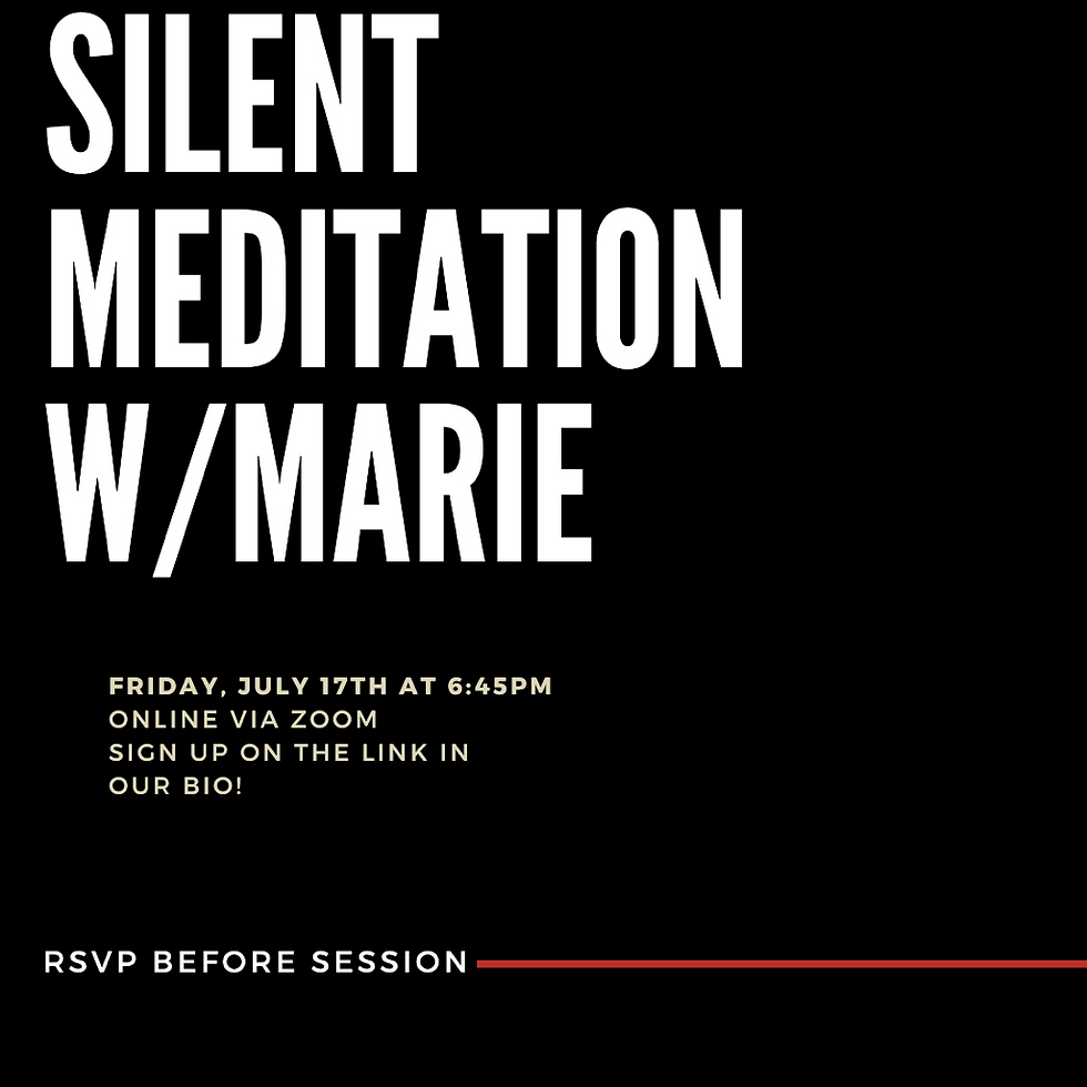 Silent Meditation with Marie