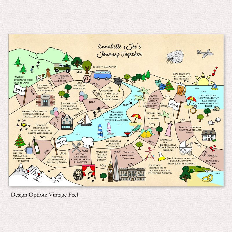 Thumbnail: Cute Path Invitation/Save the Date