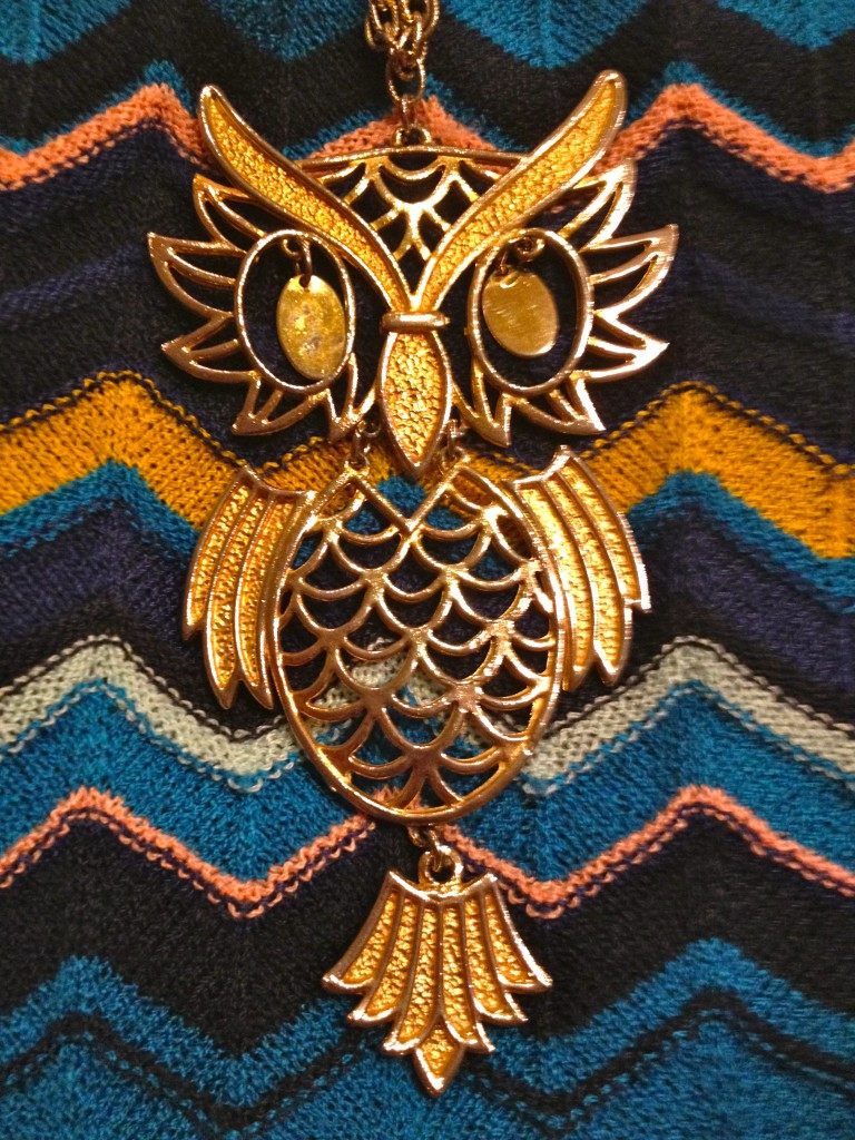 Vintage Owl Necklace