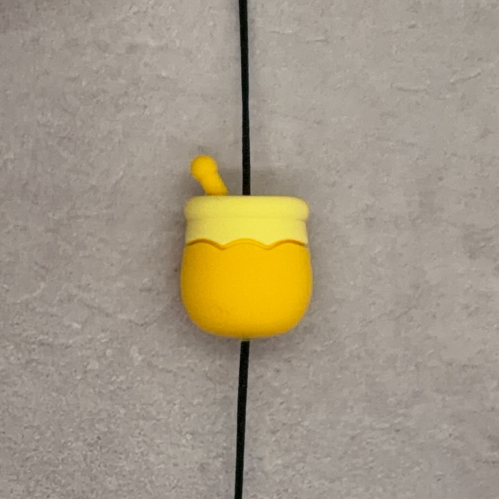 Thumbnail: Hunny Pot 3D Silicone Focal Bead