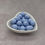 Thumbnail: 100 ct., Light Blue 15mm Glossy Round Silicone Bead