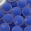 Thumbnail: Frosted Royal Blue 15mm Round Silicone Bead