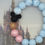 Thumbnail: Magic World Mouse Head Silicone Beaded Wristlet Key Fob