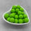 Thumbnail: Green Apple 15mm Round Silicone Bead