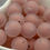 Thumbnail: Frosted Dusty Rose15mm Round Silicone Bead
