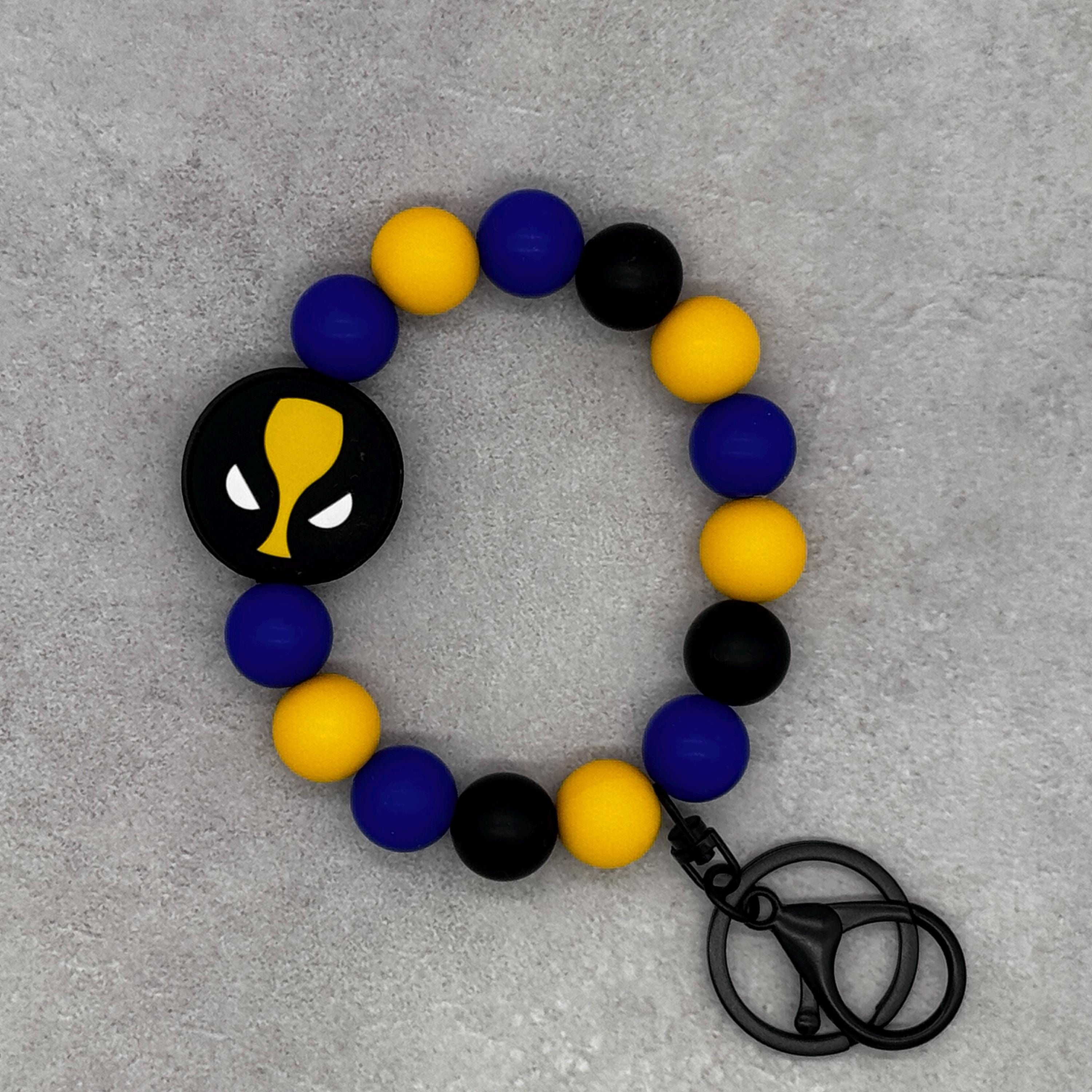 Logan Experiment X Silicone Wristlet Beaded Key Fob