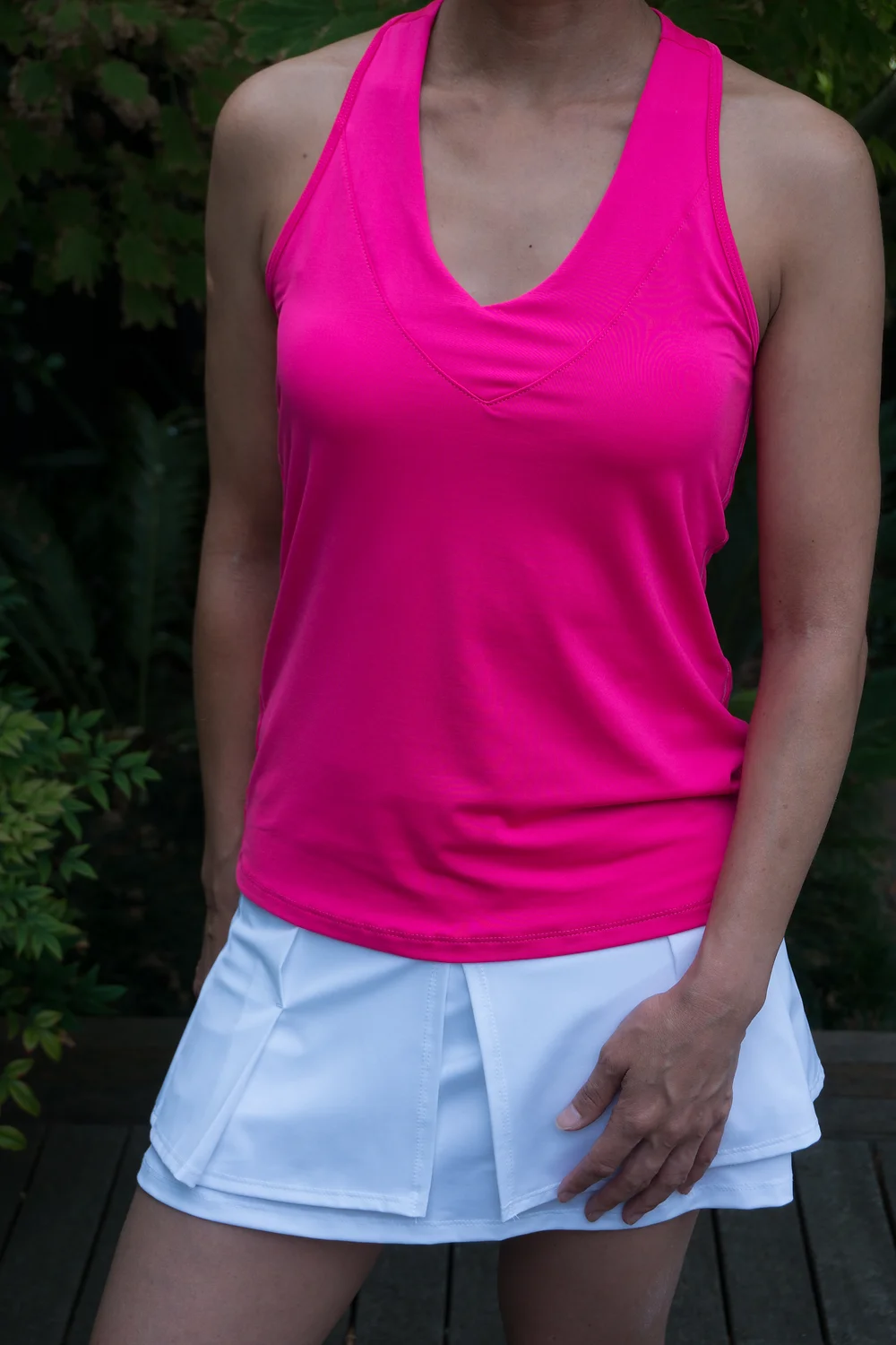 Lucky In Love Womens Pleat Layer Tennis Skirt Littlesportactive