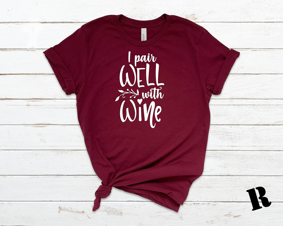 Thumbnail: I Pair Well With Wine | Unisex T-Shirt