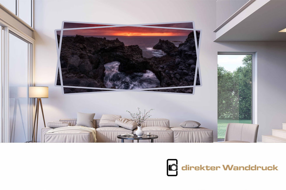 Wandbilder durch direkten Wanddruck