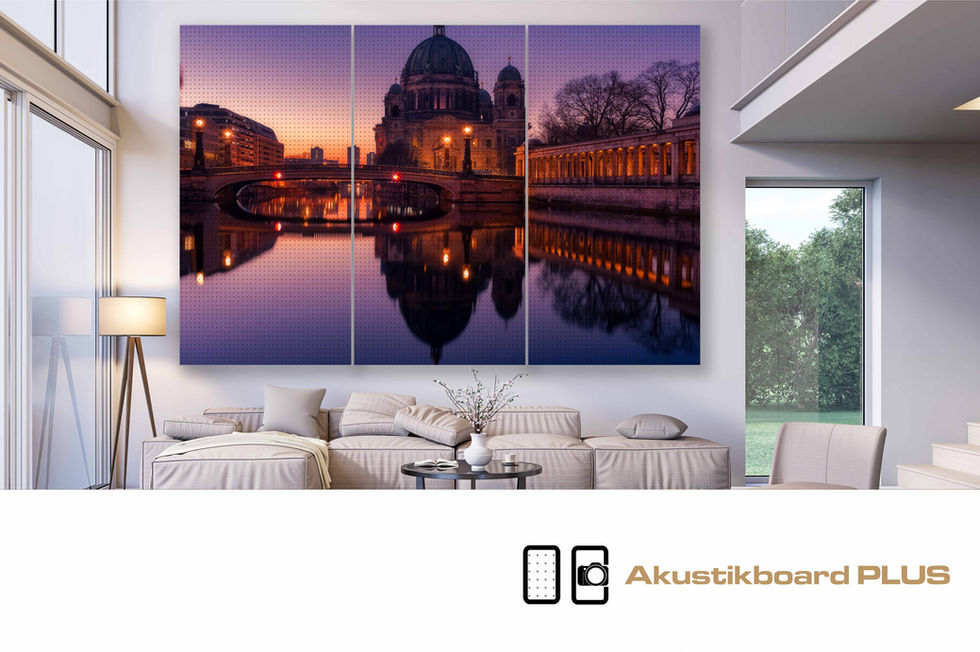 Akustikbilder durch direkten Wanddruck