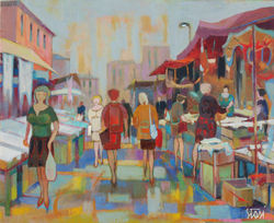 1995 Il mercato nuovo  45x55