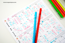 Jogo do GALO! Folha para imprimir e jogar