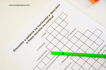 Frase ESCONDIDA! Folha para imprimir e descobrir!