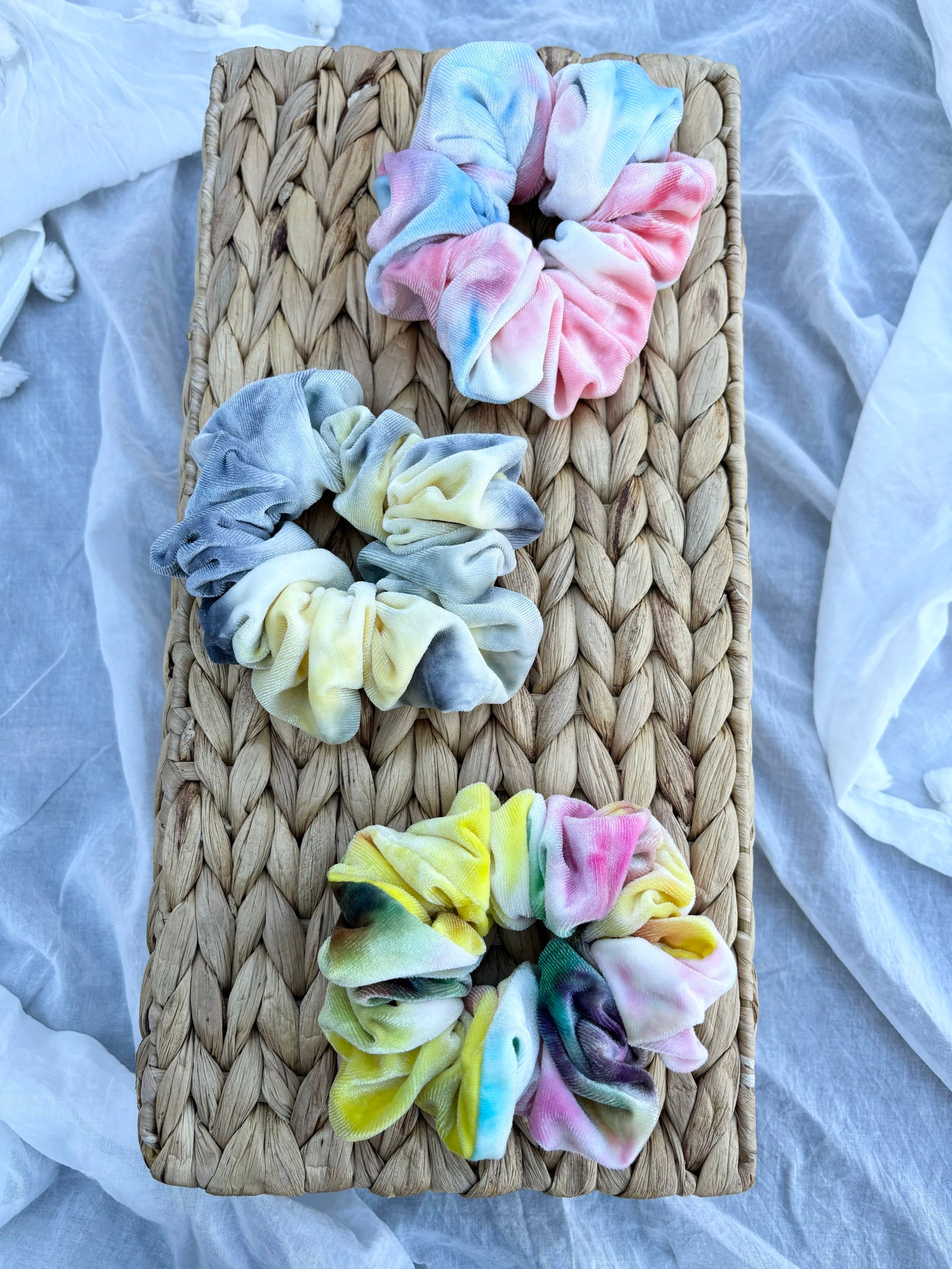 Tye-Dye Scrunchies