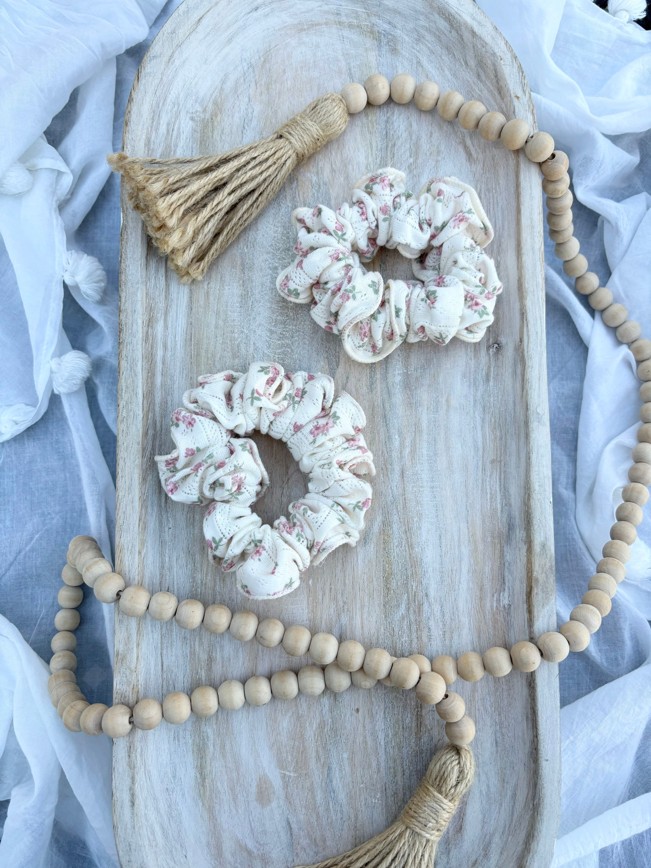 Floral Scrunchie