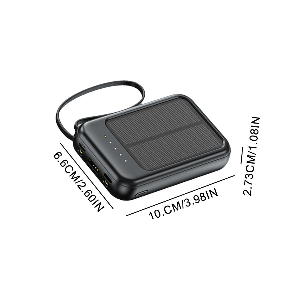 Power Bank Solar 20000mAh Fast Charge