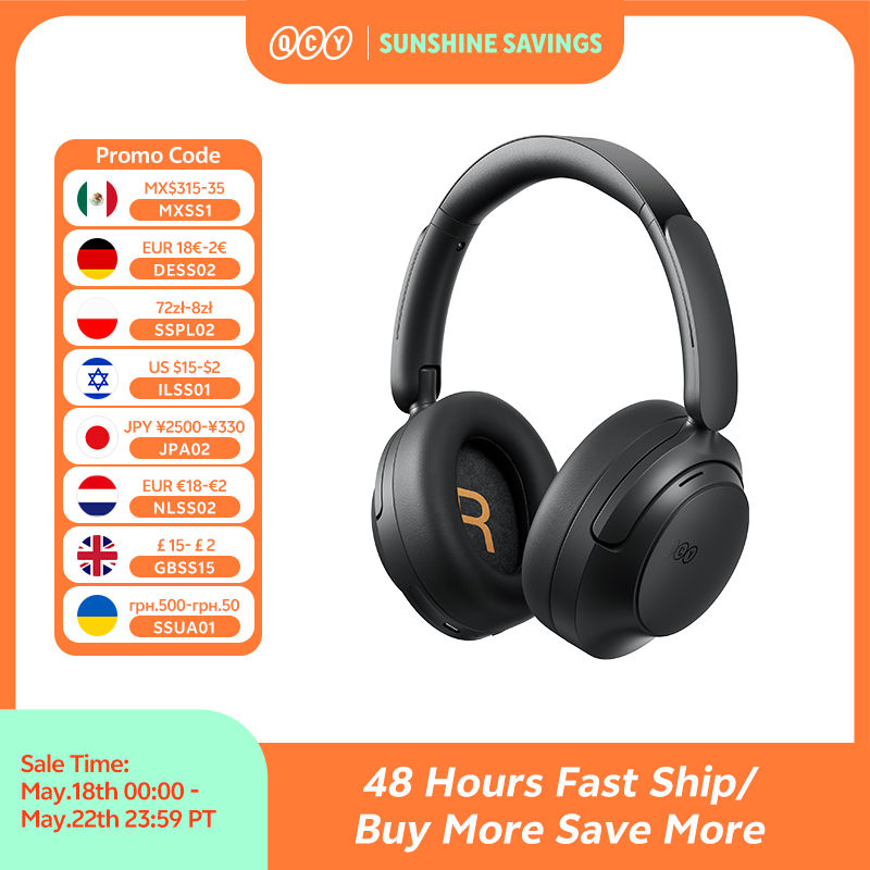 Thumbnail: QCY H3S Over-Ear Headphones | With Noise Cancellation