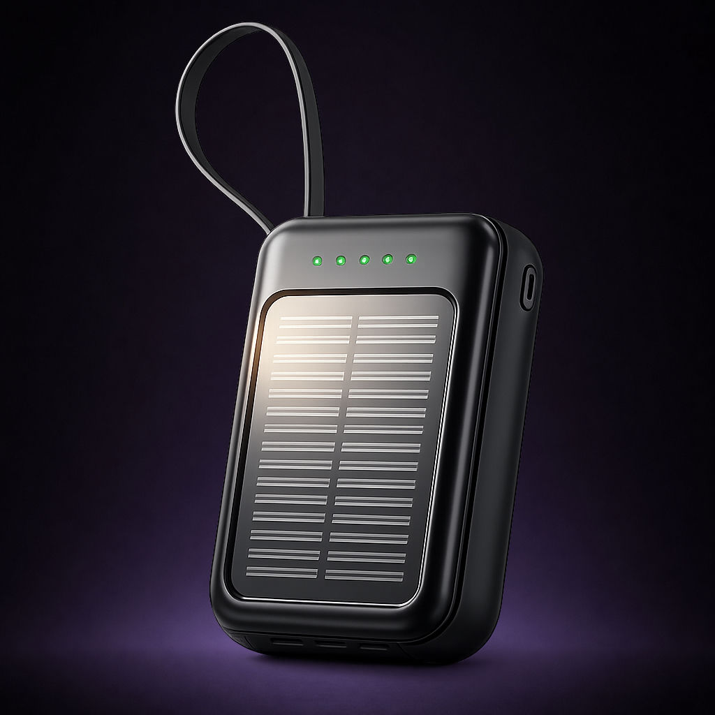 Power Bank Solar 20000mAh Fast Charge