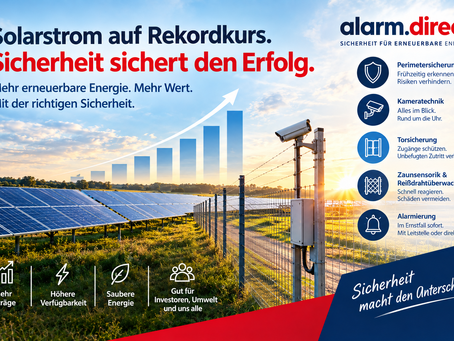 Solarstrom auf Rekordkurs – Sicherheit zählt