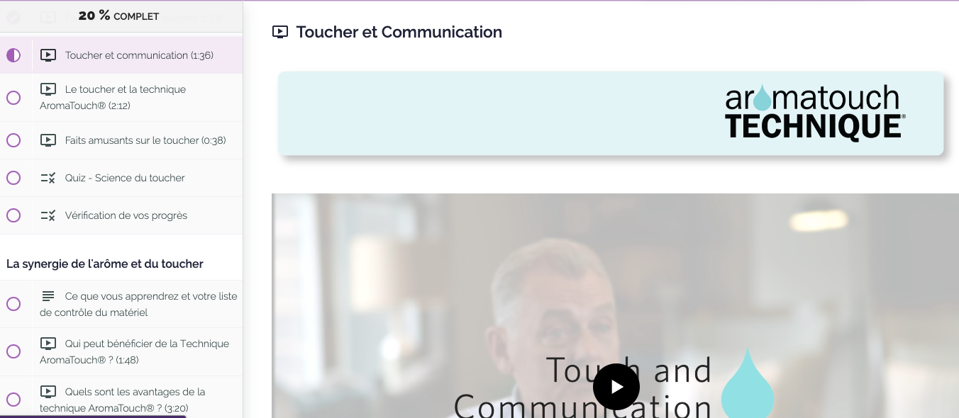 formation aromatouch technique, aromathérapie, formation en ligne, massothérapie, huiles essentielles
