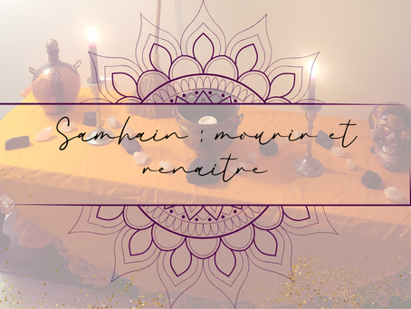 Samhain, rituel, chandelles, chaudron, cristaux, cérémonies