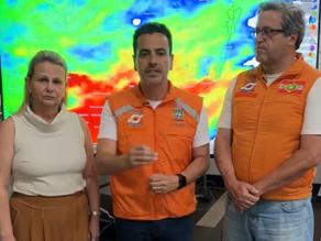 Tubarão suspende aulas na rede municipal devido ao alerta de temporais