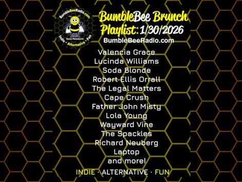 Kristen Eck's Friday January 30th, 2026 BumbleBee Brunch Indie Music Playlist