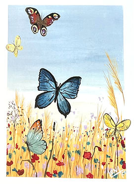 Postkarte illustriert