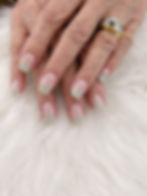 Green ombre manicure, Nail Salon Baton Rouge