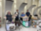 Nail Salon Baton Rouge staff, customers, and a dog