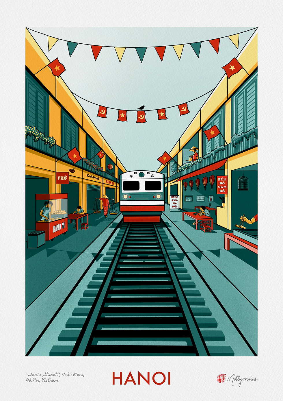 Thumbnail: 'Hanoi' Giclée Art Print