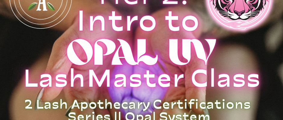 ADVANCE LASH TRAINING : Intro to UV Opal Master Class