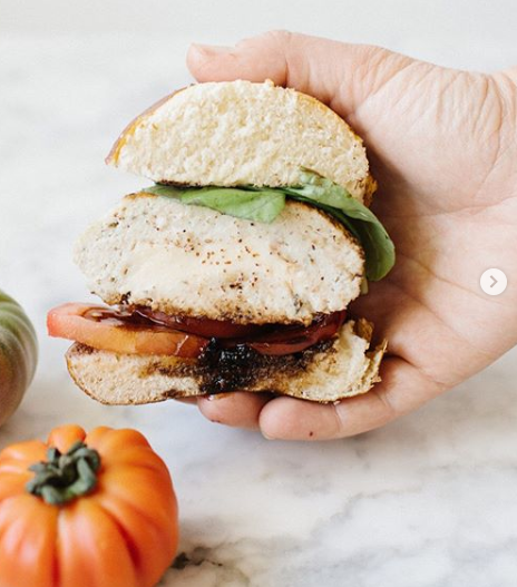 stuffed chicken burger yes please aim nutrition coaching